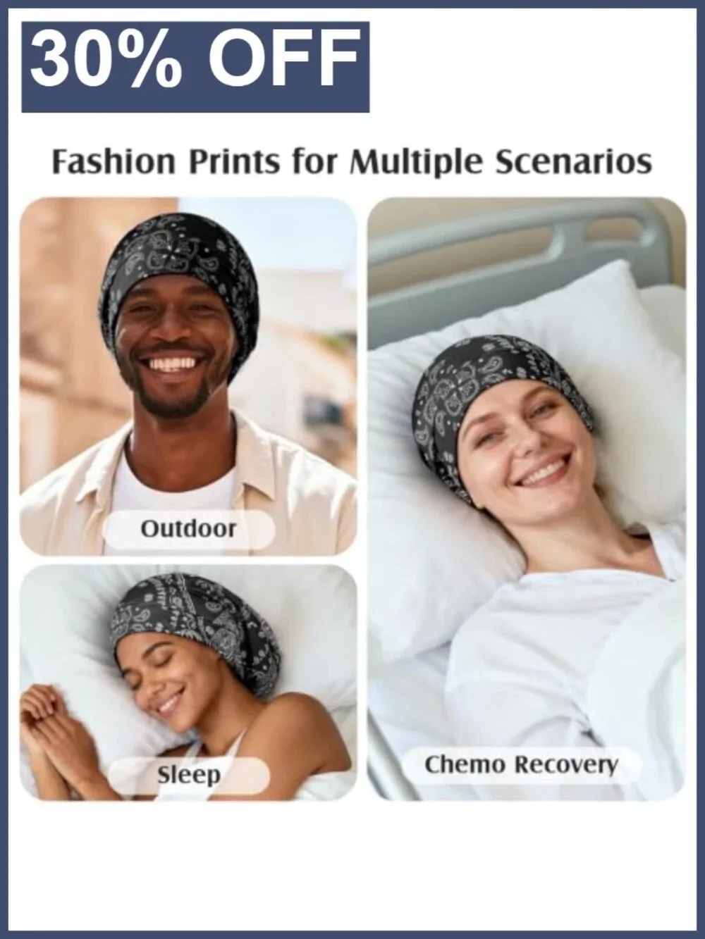 22 Momme Mulberry Silk Lined Bonnet, Adjustable Sleep Cap for Hair Protection